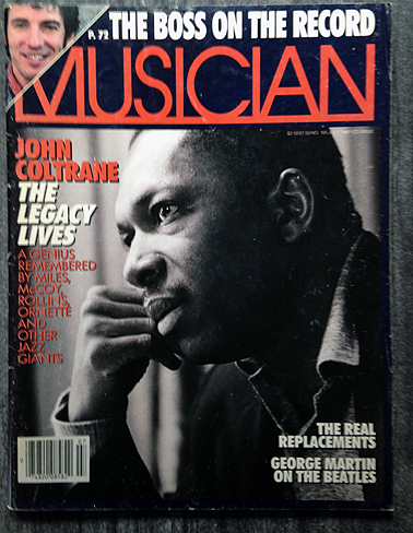 A 1987 issue of Musician featuring an article on “The Real Replacements.”